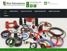 Tablet Screenshot of hiraenterprises.com